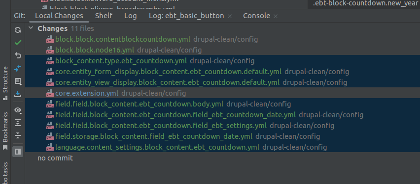 EBT module configs