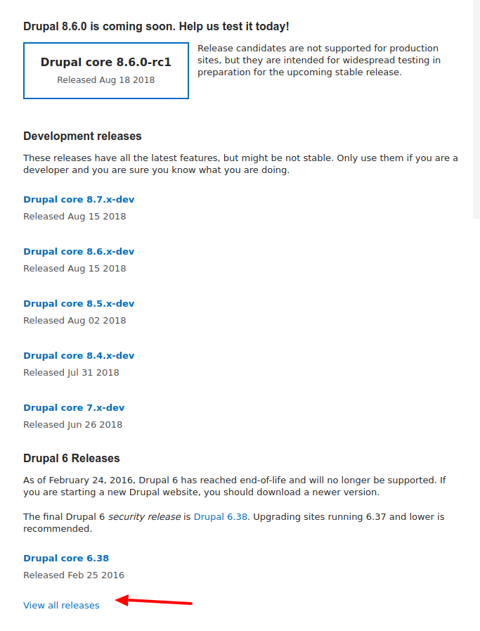 drupal update