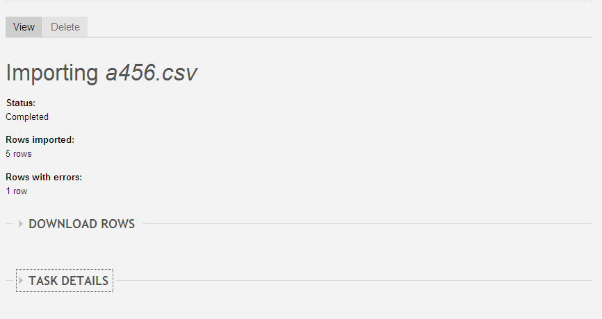Drupal Ubercart Import CSV result