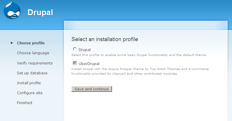 Ubercart installation
