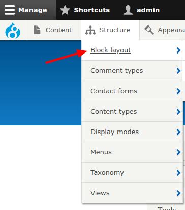 block layout