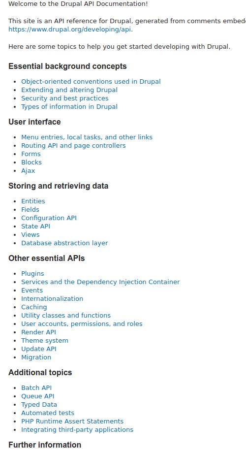 API Drupal