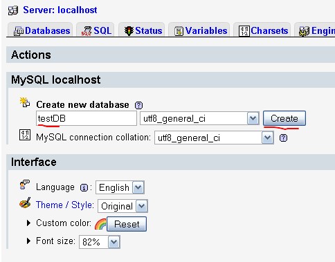 PhpMyAdmin