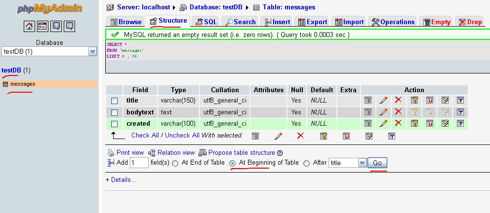 PhpMyAdmin