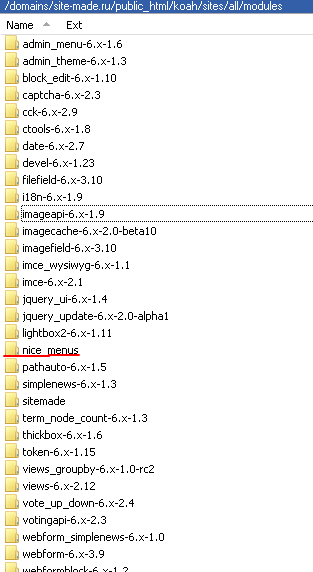 drupal nice menu