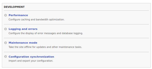 Drupal 8 development